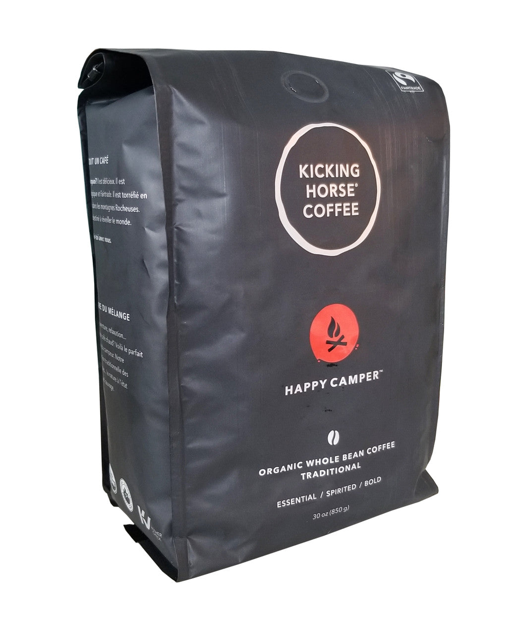 Kicking Horse Organic Happy Camper Whole Bean Coffee, 30 oz./830g {Imported from Canada}